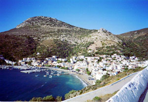 Panoramica della spiaggia di Mesachti